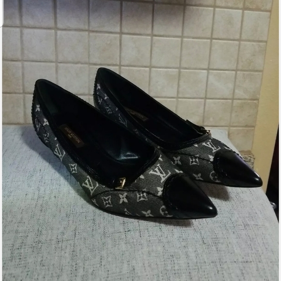 LOUIS VUITTON Shoes Pumps Logo Monogram Size 34 /4 - Picture 7 of 12